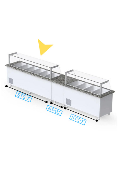 İceinox KTH F 330 CR 2 Kapılı Servis Buzdolabı 430 K 150x80x132 Cm 330 L