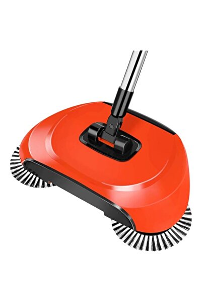 Generic LISYS Automatic Sweeper Broom, Hand Push Non-Electric Cordless 360 Degree Rotating Floor Cleaner, Br