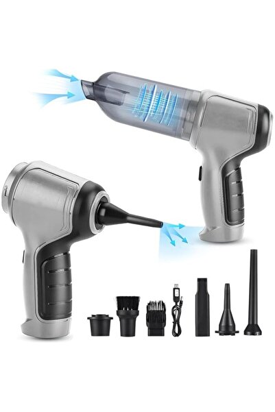 Generic Pepisk Car Vacuum Cleaner, 3 in 1 Wireless Handheld Rechargeable Portable Car Vacuum, Mini Air Duste