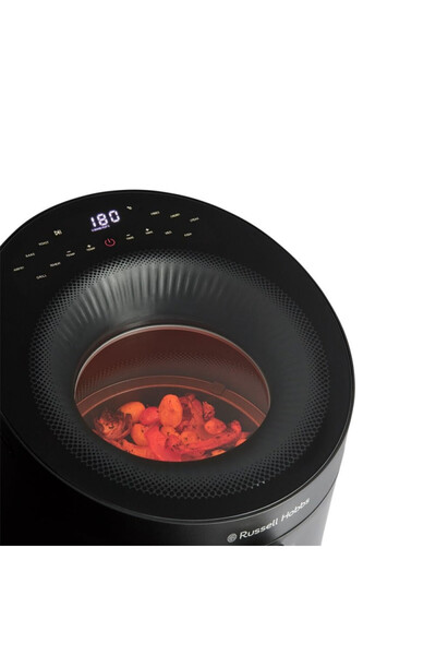 RUSSELL HOBBS Friteuză cu aer cald SatisFry Panoramic 27420-56, 1650W, 5.5l, 10 moduri, Termostat, Temporizator, Negru