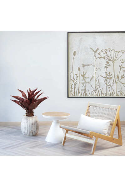 Zahr شجرة صبّار أحمر صناعية – 80 سم