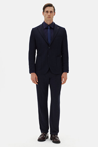 Tween Slim Fit Lacivert Kumaş Ceket
