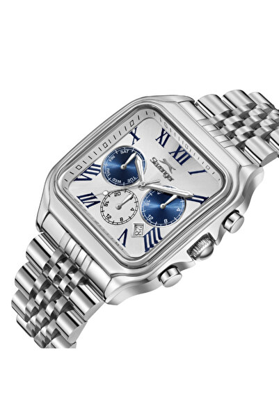 Slazenger Men's Multifunction Silver Dial Watch - SL.9.2547.2.06