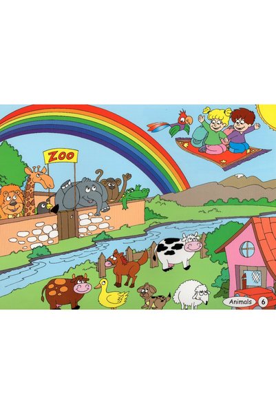 The Kidland Yayınları Babies - Illustrated Visual Multi-Purpose Word Cards for Elementary School 34 Pieces Flashcards -
