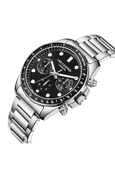 Lee Cooper Men's Multi Function Black Dial Watch - LC08215.350