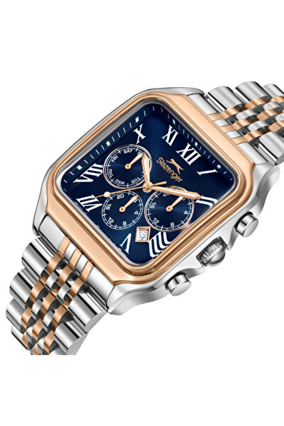 Slazenger Men's Multifunction Dark Blue Dial Watch - SL.9.2547.2.03