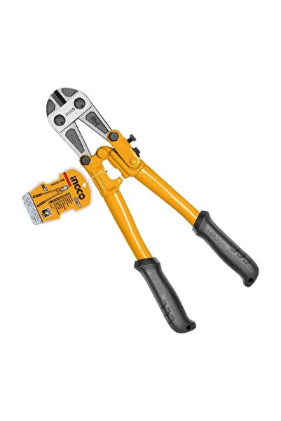 Ingco Bolt Cutter HBC1812 – Heavy-Duty Steel Jaw with Ergonomic Handles for Cutting Bolts, Chains, a