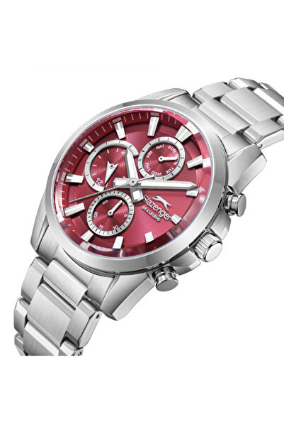 Slazenger Men's Multifunction Red Dial Watch - SL.9.2522.2.08