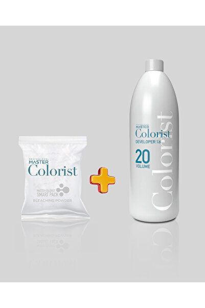 Master colorist 2'li Paket Oryal Beyaz 500 gr - Oksidan 1000 ml 20V