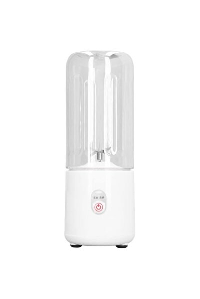 Generic خلاط فواكه صغير من LJCM، سهل الاستخدام، قوة قوية، سهل التنظيف، زجاجة شفافة، خلاط محمول