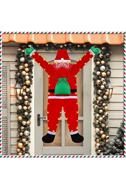 Augot wall decoration, Santa Claus model, LED, textile, multicolor, 110 x 170 cm