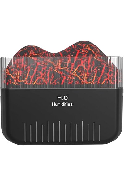 Generic Dual-Mist Volcano Humidifier – 400ml USB-Powered Desktop Humidifier with Auto Shut-Off & Ultra-Qui