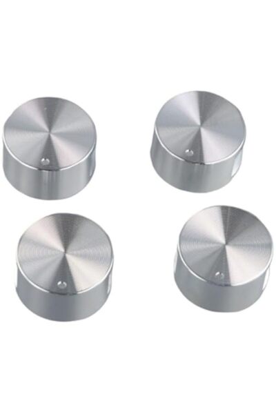 Generic Pokinge 4 Pack Rotary Switches Round Knob Gas Stove Oven Kitchen Parts, Gas Stove Knob Replacement P