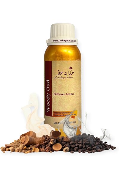 Hekayat Attar WOODY OUD 200 ML AROMA DIFFUSER OIL