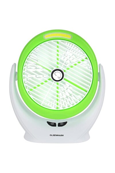 Generic Olsenmark 6" Rechargeable Mini Fan- OMF1874, COB Light with Long Working Hours and 3 Wind Speed, Pow