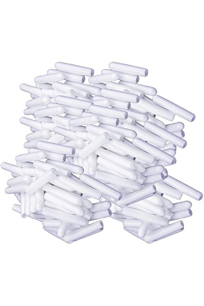 Generic 200 قطعة من أغطية نهايات إصلاح الشوكات لرفوف غسالة الأطباق العالمية، أطراف دائرية طويلة جدًا 1 بوصة، Ju