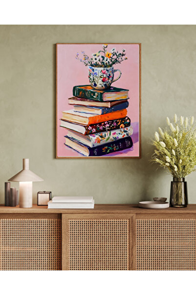 Tuba Decor Tablo dintr-o singură bucată cu rame din lemn pentru sufragerie, s...