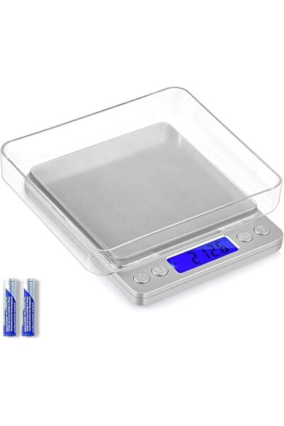 Generic ميزان رقمي صغير من كول بيبي بسعة 3000 جرام/0.1 جرام، ميزان رقمي متين للمطبخ والطعام للخبز والمجوهرات والأعشاب