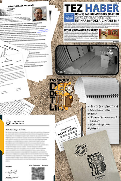 Taş Group Dedektiflik Suç Çözümleme Oyunu - Dedektif Oyunu - Dedektiflik Oyun...