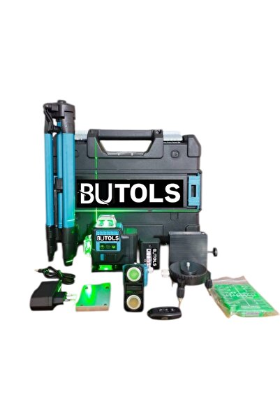 butols 16 çizgili Lazer terazi gönye yatay dikey tripod ayaklı