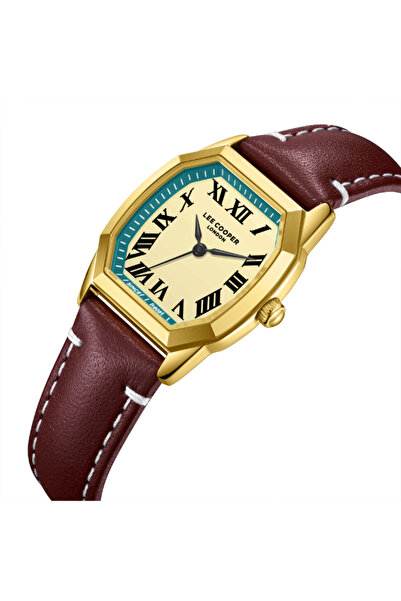 Lee Cooper Women's Analog Gold Dial Watch - LC08202.112