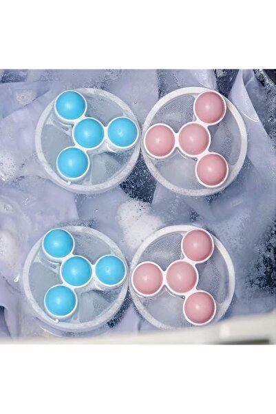 Generic Khazna Pet Hair Remover Reusable Lint Catcher Washing Machine Hair Filter Cleaning Mesh Bag Floating