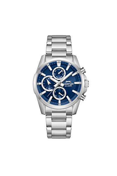 Slazenger Men's Multifunction Dark Blue Dial Watch - SL.9.2522.2.07