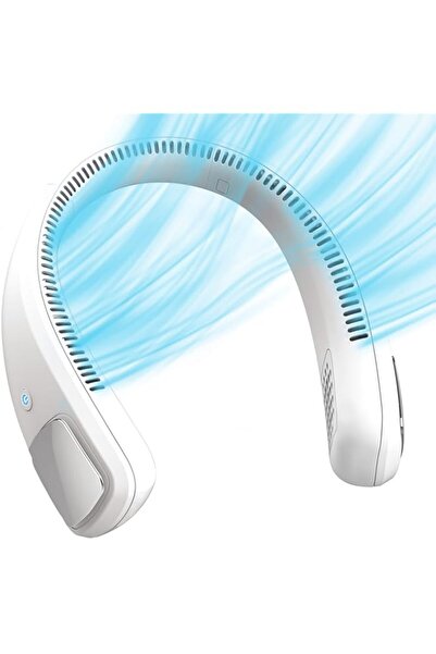 Generic مبرد هواء شخصي من Fitto Air Freedom، مروحة رقبة محمولة بثلاث سرعات، بدون استخدام اليدين، قابلة للارتداء، خفيفة الوزن.