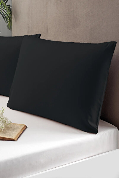 Pierre Cardin Μαύρο Σετ 2 Μαξιλαροθήκες