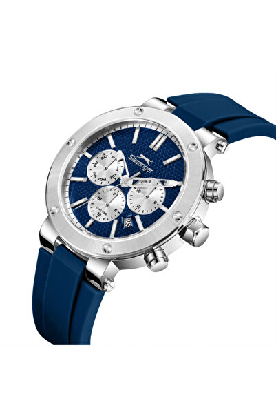 Slazenger Men's Multifunction Dark Blue Dial Watch - SL.9.2564.2.03