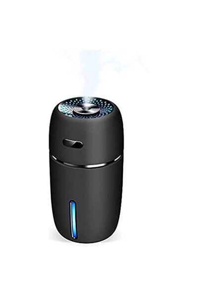 Generic LELING USB Car Humidifier, 200ml Mini Portable Humidifiers Air Purifier with 7 Colors LED Night Ligh