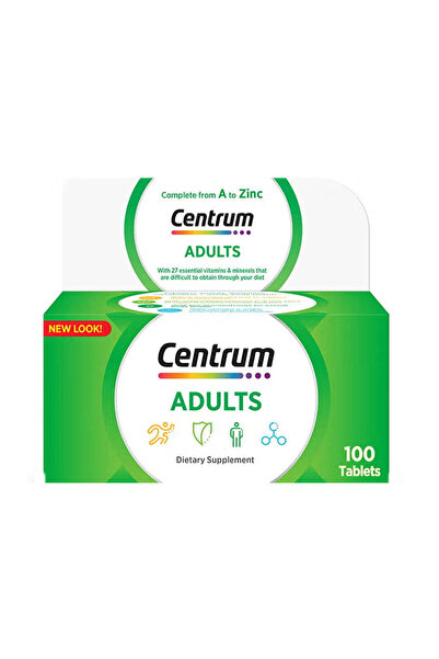 Centrum مكمل غذائي متعدد الفيتامينات للبالغين، 100 قرص