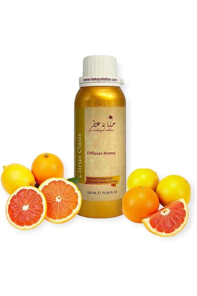 Hekayat Attar زيت عطري معطر برائحة الحمضيات 200 مل
