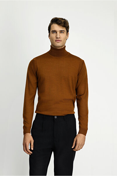 Kiğılı Pulover de tricotaj cu croială normală cu gât