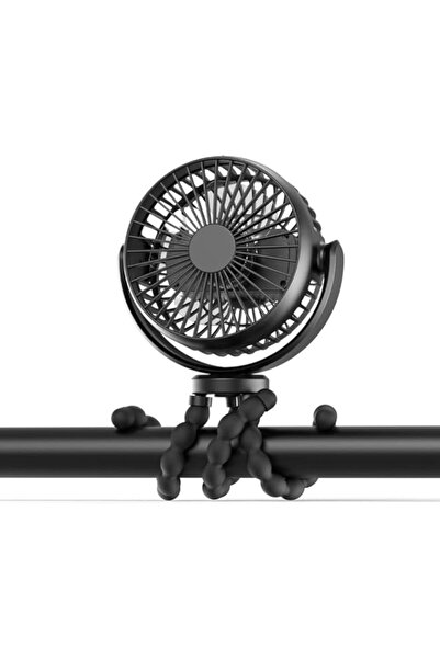 Generic JOZUTTOW Portable Stroller Fan, 3 Speed 360°Rotate Mini Portable Fan, Rechargeable Battery Powered