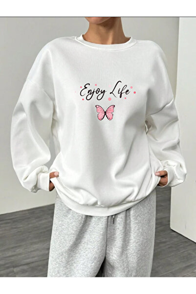 FAVORİST НАСЛАДИ СЕ НА ЖИВОТА (Суитшърт) Зимен памук