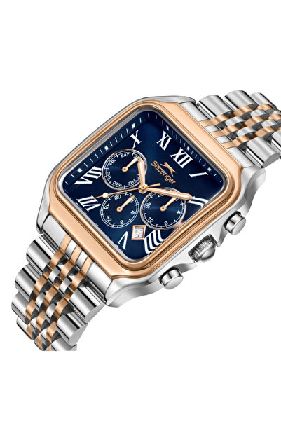 Slazenger Men's Multifunction Dark Blue Dial Watch - SL.9.2547.2.03