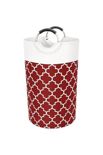 Generic TERRIFI 82L Round Large Laundry Basket, Waterproof Laundry Hamper Bag, Household Folding Dirty Cloth