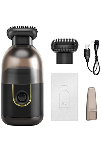 Generic مكنسة كهربائية صغيرة لاسلكية محمولة باليد، شفط قوي 2200 باسكال، قابلة لإعادة الشحن، لاسلكية محمولة