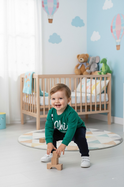 DIMPLE BABY Panda Power 2-Piece Baby Set