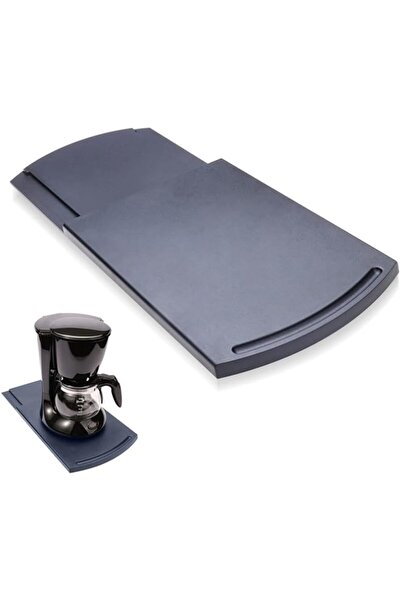 Generic Handy Sliding Tray for Coffee Maker, Kitchen Appliance Moving Caddy, Countertop Slider with Smooth R