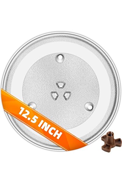 Generic CALPALMY 12.5’’ Microwave Glass Tray Compatible with Samsung, GE and Hotpoint - The Exact Replac