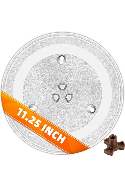 Generic CALPALMY The 11.25’’ Microwave Glass Tray Compatible with Samsung, GE and Kenmore - Exact Replac