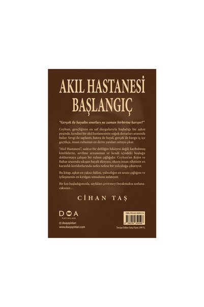 DOA Yayınları Akıl Hastanesi Başlangıç - Cihan Taş