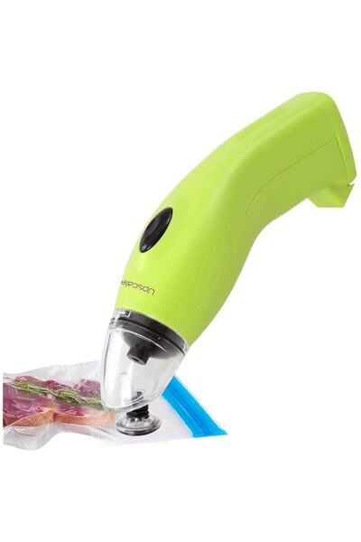 Generic جهاز تغليف مفرغ من الهواء محمول باليد صغير الحجم وقوي للحفاظ على الطع...