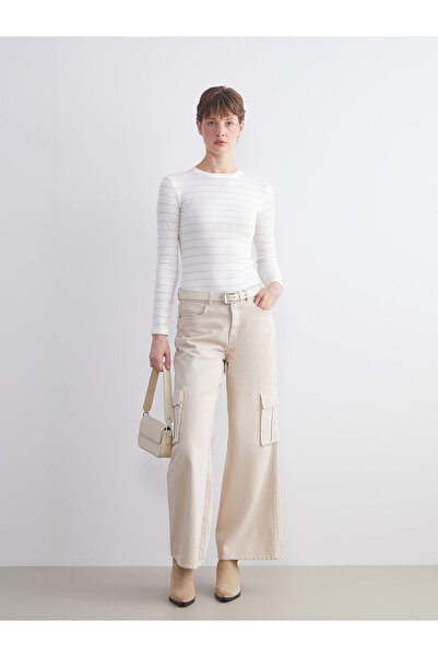 LC Waikiki New Season Crew Neck Striped Women's T-Shirt