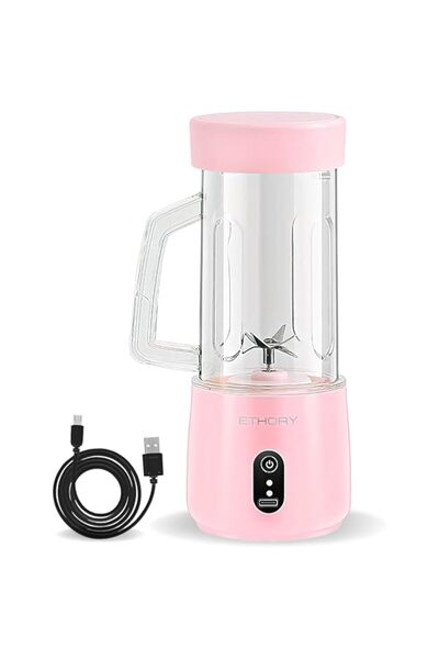 Generic ETHORY New Electric Juicing Cup, Portable Mini Blender, Wireless Juicer Cup Smoothie Maker with 6 Bl