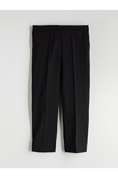 LC Waikiki Black Elastic Waist Women's Trousers