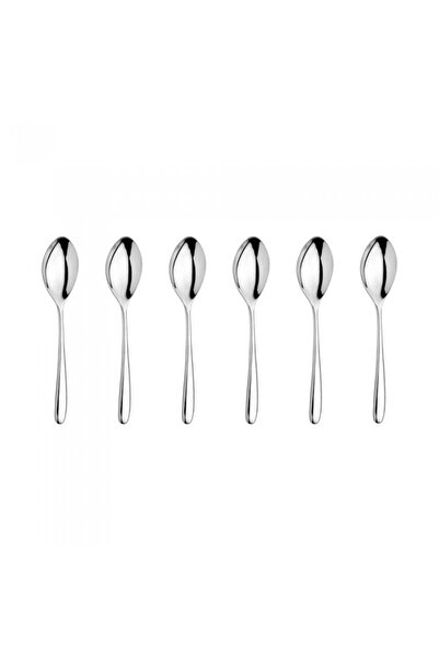 Inoxriv Set of 6 NOVECENTO mocha coffee spoons, stainless steel, L11cm, thickness 3.5mm, glossy finish