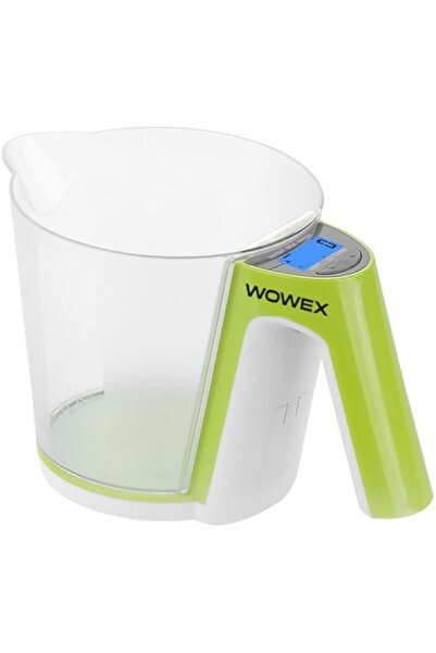 Generic ميزان مطبخ رقمي من WOWEX مزود بكوب قياس للخبز/الطهي، شاشة LCD، عالية ...